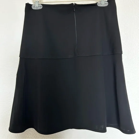 Balenciaga 2012 Pleated, High Waisted, Midi, Elegant Black Women's Skirt - Picture 9 of 15